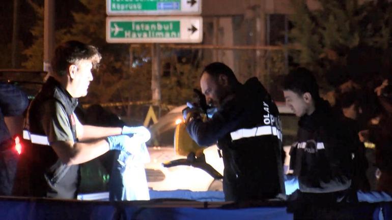 İstanbulda soru işareti dolu cinayet Polis yelekli kişi sokak ortasında öldürüldü