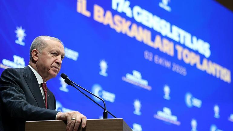 Cumhurbaşkanı Erdoğandan Genişletilmiş İl Başkanları Toplantısında önemli açıklamalar: İsrail haydutluğunu lanetliyorum