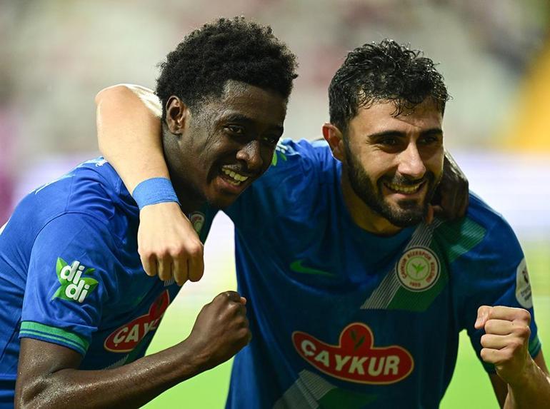Antalyaspor - Çaykur Rizespor karşılaşmasında 7 gol 1 kırmızı kart