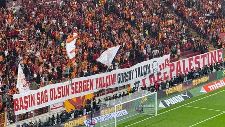 Galatasaray taraftarından Sergen Yalçına anlamlı jest