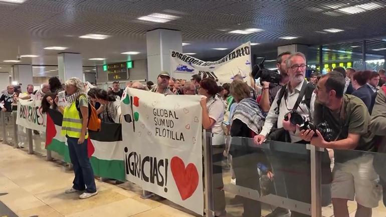 Gazze filosundaki aktivistler ülkelerine dönüyor