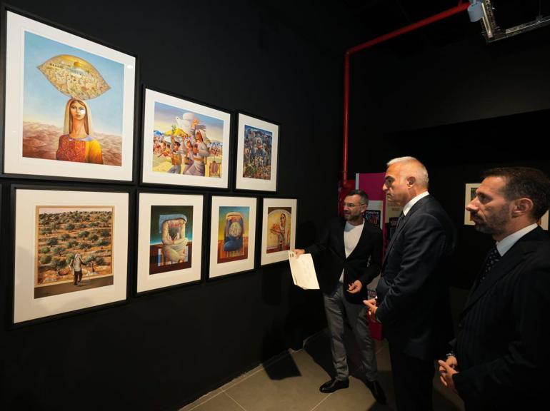 Filistinli sanatçıların eserleri İstanbul Kültür Yolu Festivali’nde sanatseverlerle buluştu