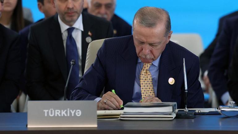 Azerbaycanda Türk Devletleri Zirvesi Cumhurbaşkanı Erdoğan: Suriyenin güvenliği olmazsa olmaz