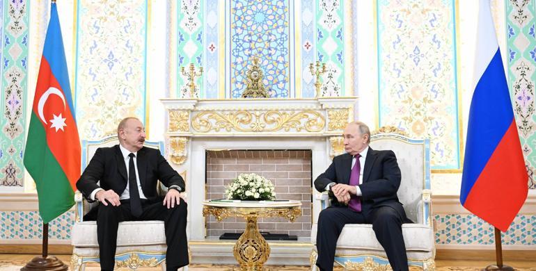 Putin ile Aliyev, Tacikistan’da görüştü