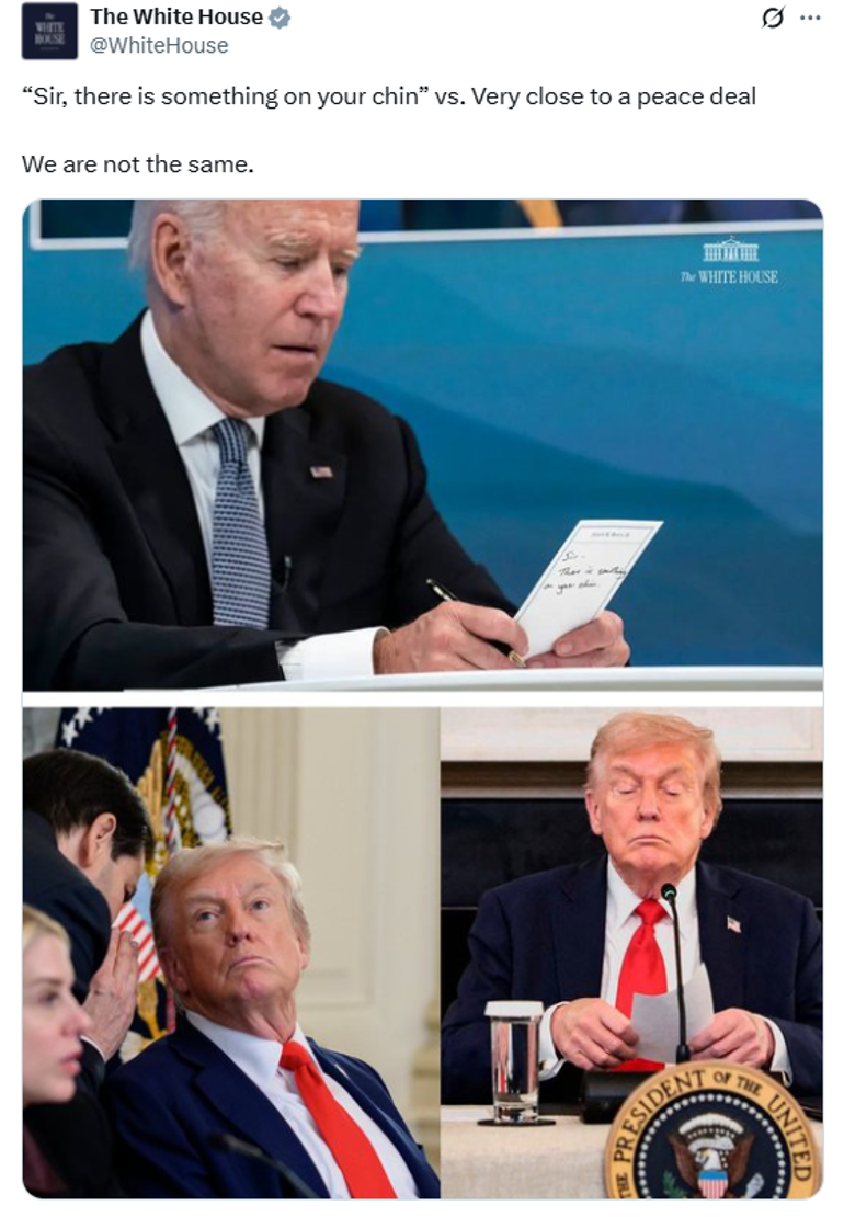 Trump, Bush’a nazire mi yaptı Dünyanın konuştuğu o an...