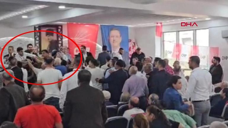 Samandağ CHP Kongresi’nde yumruklar konuştu