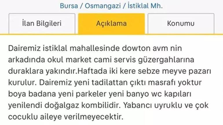  Ev ilanında ayrımcılık yapanlara ağır ceza