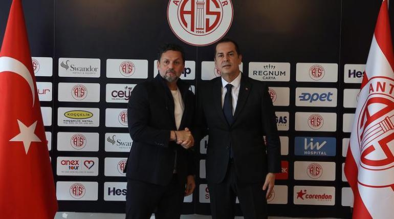 Antalyaspor’da Erol Bulut dönemi resmen başladı