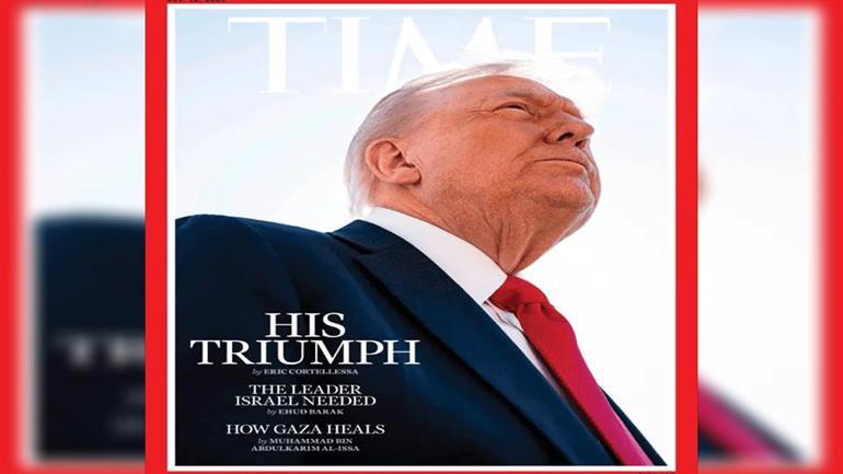Trump’tan Time kapağına tepki: “Saçlarımı yok etmişler, çok kötü fotoğraf”
