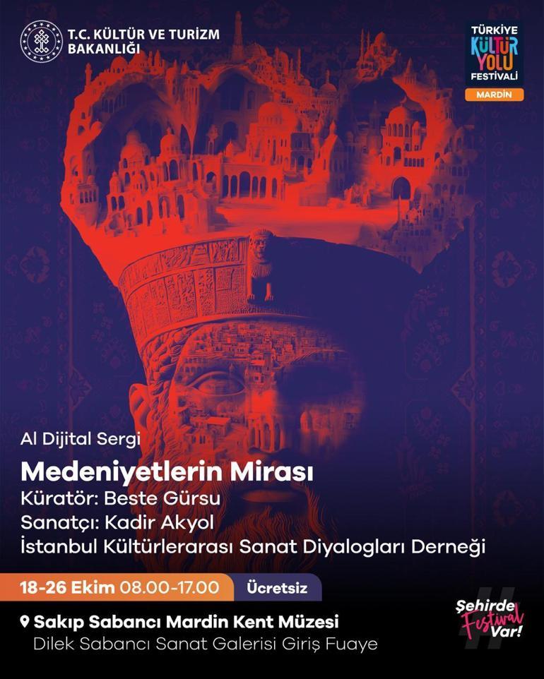 Kültür Yolu Festivali ilk kez Mardinde: 9 gün boyunca 30 noktada 370 etkinlik