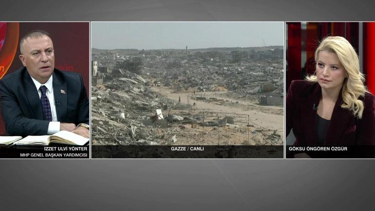 MHPli Yönterden CNN TÜRKte açıklamalar: Filistin Cumhuriyeti kurulmalı