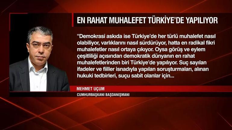 Uçum’dan muhalefete yanıt: Demokrasi güçlü temellere sahip