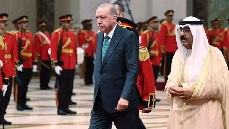 SON DAKİKA... Cumhurbaşkanı Erdoğan Kuveytte: Üç gün sürecek Körfez turu başladı