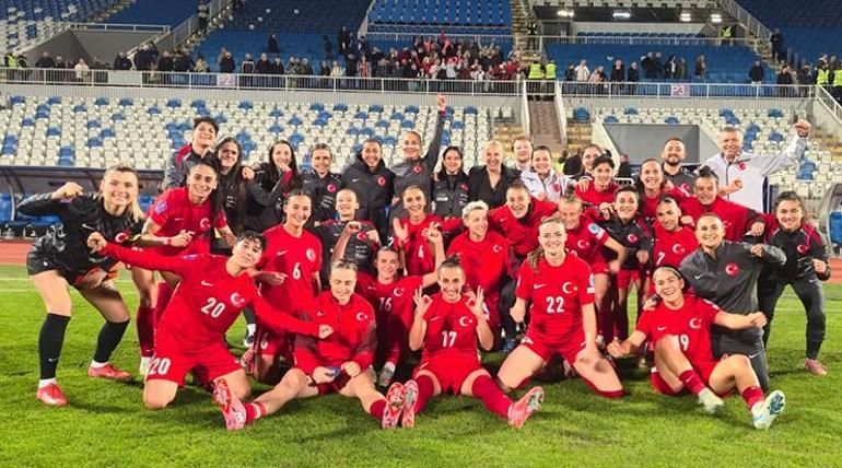 A Millî Kadın Futbol Takımı, Kosova’da çok rahat