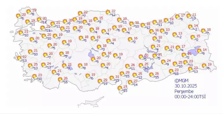 Dikkat Meteorolojiden İstanbul, Kocaeli ve Sakarya dahil birçok ile uyarı Kuvvetli yağış alarmı