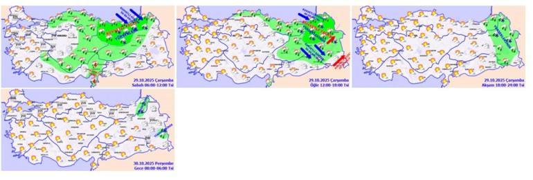 Soğuk Hava Geliyor: 29 Ekim 2025 Hava Durumu Cumhuriyet Bayramında Hava Nasıl Olacak, Yağmurlu mu