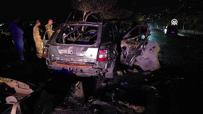 İsrailden Lübnanda araca İHA saldırısı: 4 ölü