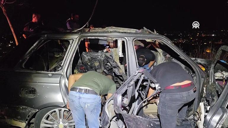 İsrailden Lübnanda araca İHA saldırısı: 4 ölü