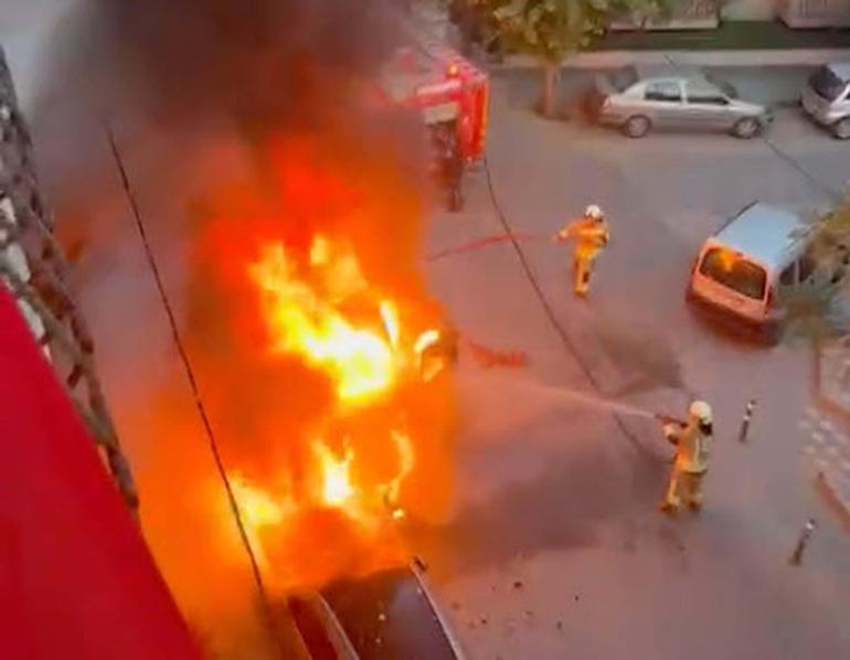 Faciadan dönüldü: Manisada öğrenci servisinde yangın paniği