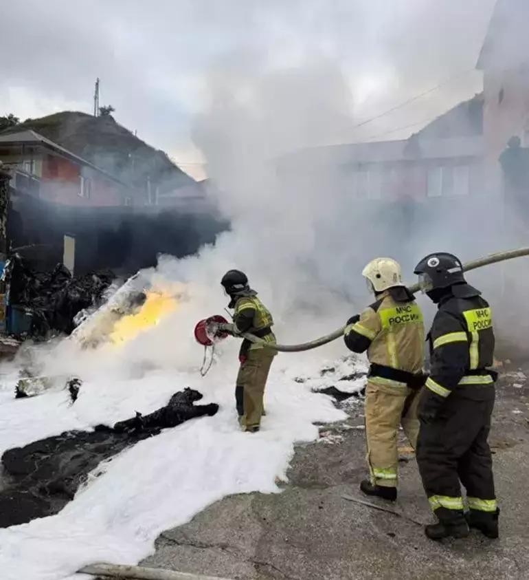 Rusyada Dağıstan bölgesinde helikopter düştü: 4 ölü