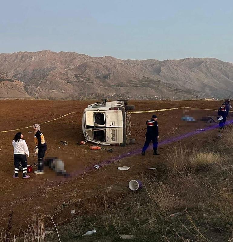 Kahramanmaraş’ta feci kaza İşçi servisi devrildi: 2 ölü, 7 yaralı