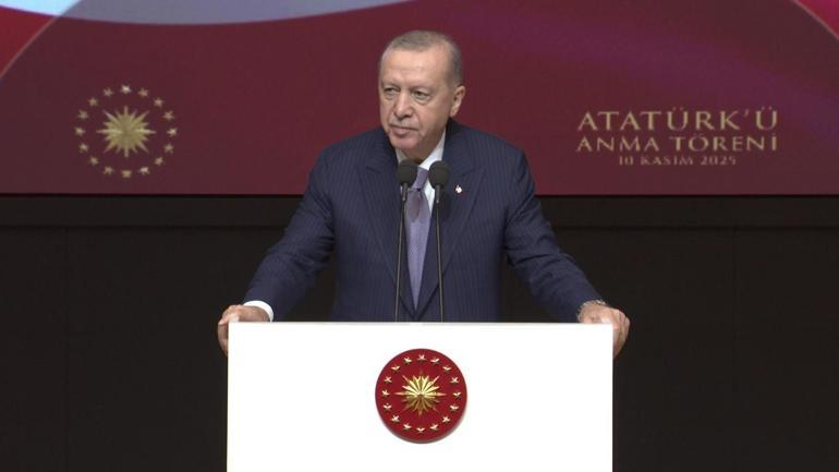 Cumhurbaşkanı Erdoğandan Atatürkü Anma Töreninde önemli açıklamalar: Milli gün tartışmaları maksatlı
