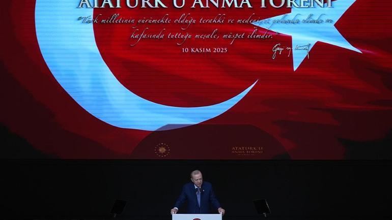 Cumhurbaşkanı Erdoğandan Atatürkü Anma Töreninde önemli açıklamalar: Milli gün tartışmaları maksatlı