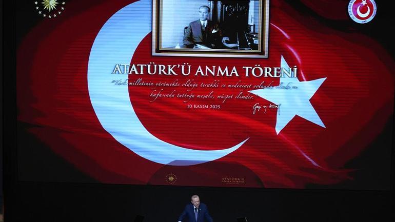 Cumhurbaşkanı Erdoğandan Atatürkü Anma Töreninde önemli açıklamalar: Milli gün tartışmaları maksatlı