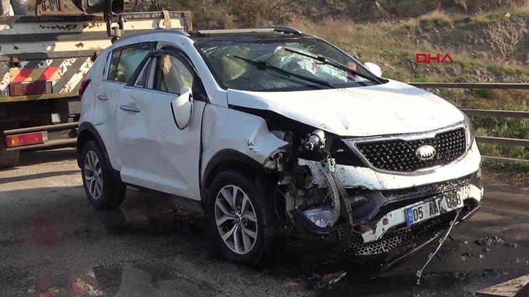 Ehliyetsiz sürücü babasının arabasıyla çaya uçtu