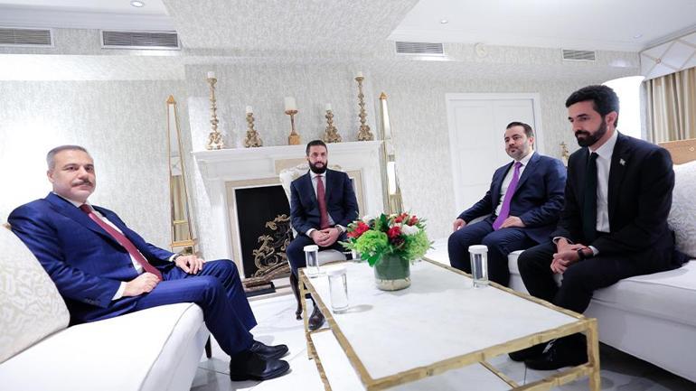 Suriye Cumhurbaşkanı Ahmed Şara, Bakan Fidanı kabul etti