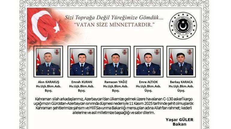  Kargo uçağımız Gürcistanda düştü | 20 askerimiz şehit