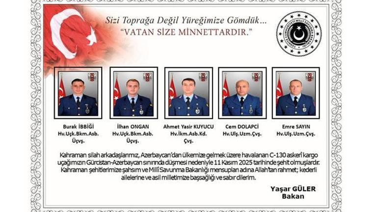  Kargo uçağımız Gürcistanda düştü | 20 askerimiz şehit
