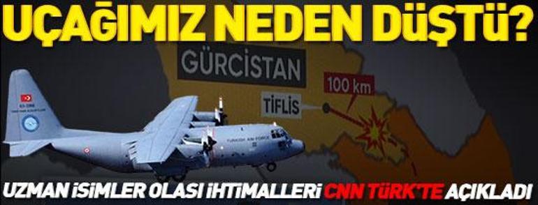 SON DAKİKA... MSB: Kargo uçağımız Gürcistanda düştü | 20 askerimiz şehit