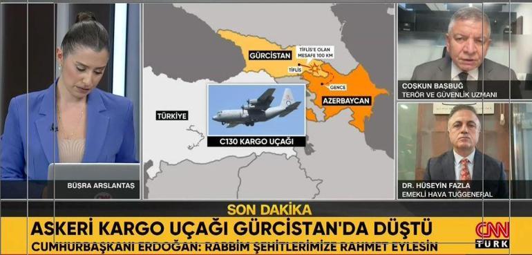 Gürcistanda askeri kargo uçağımız neden düştü Uzman isimler olası ihtimalleri CNN TÜRKte açıkladı