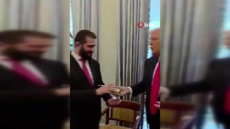 Trump ile Suriye Devlet Başkanı Şara arasında esprili sohbet