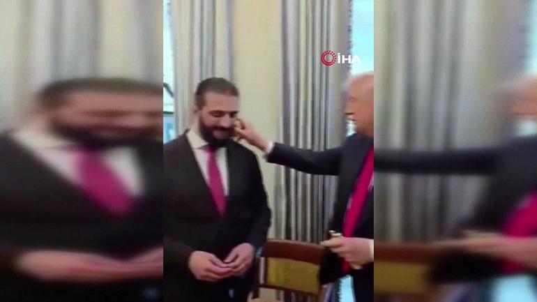 Trump ile Suriye Devlet Başkanı Şara arasında esprili sohbet