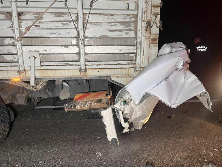  Kamyona arkadan çarpan sürücü hayatını kaybetti