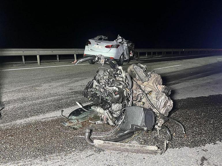  Kamyona arkadan çarpan sürücü hayatını kaybetti