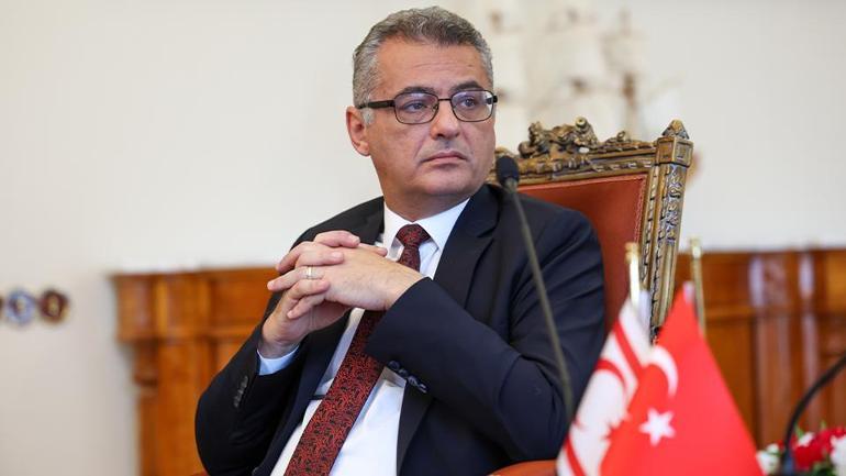 TBMM Başkanı Numan Kurtulmuş, KKTC Cumhurbaşkanı Erhürman ile bir araya geldi