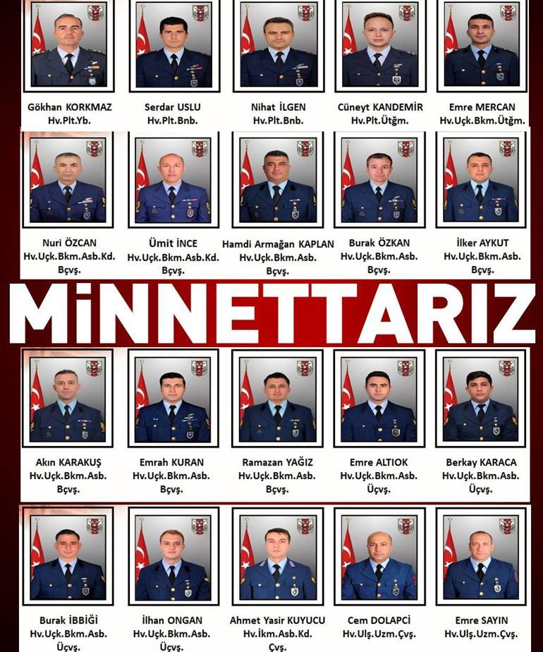 Kahramanlara veda 20 şehidimizi uğurluyoruz