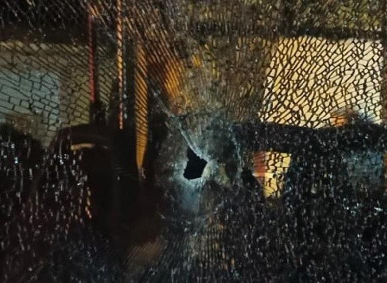 Malatya’da otobüse silahlı saldırı O anlar kamerada