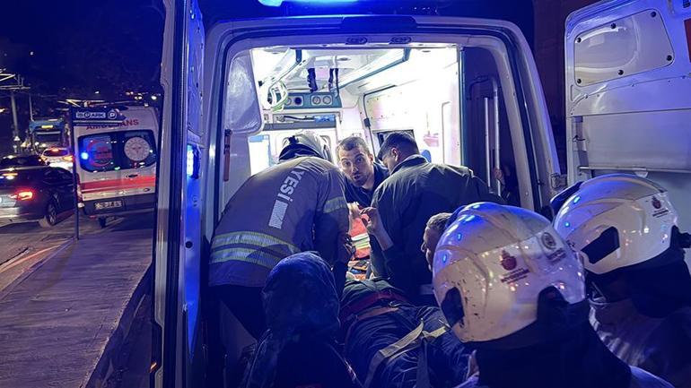 Son dakika haberi: Beyoğlunda metro inşaatında iskele çöktü: Yaralılar var...