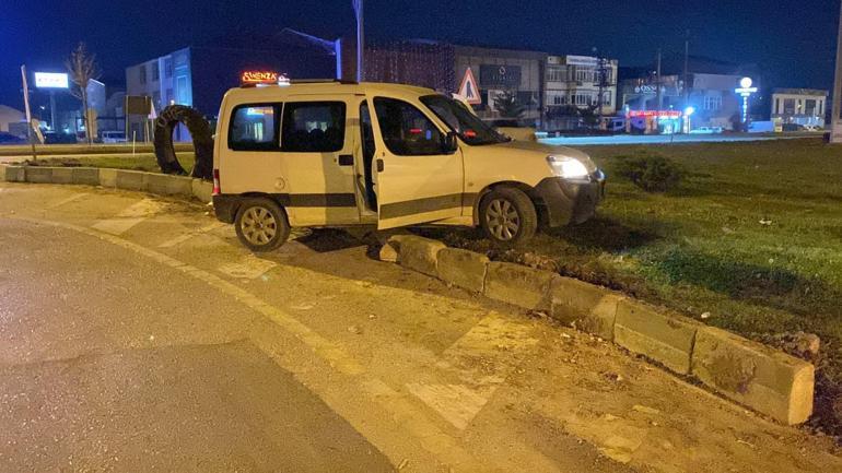 Polisten kaçan çocuk kaza yapınca yakalandı