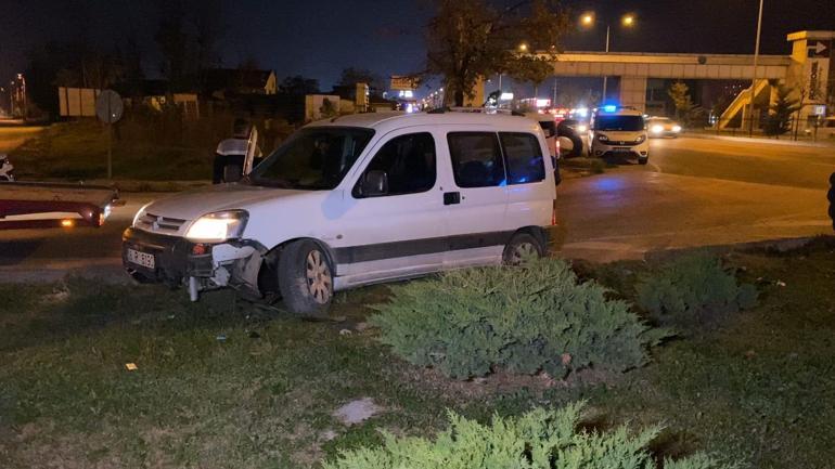 Polisten kaçan çocuk kaza yapınca yakalandı