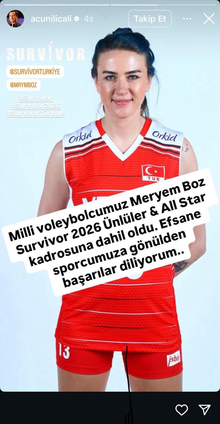 MERYEM BOZ KİMDİR Survivor 2026’ya Katılan Meryem Boz Nereli, Kaç Yaşında Acun Ilıcalı Açıkladı