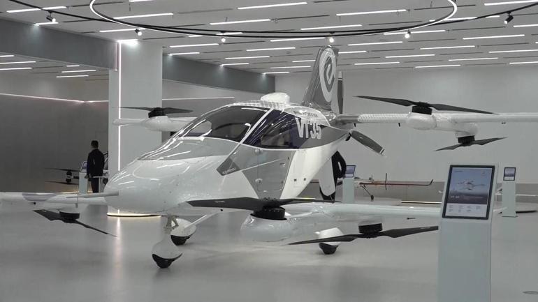 Çin’de uçan taksiler yola çıkıyor