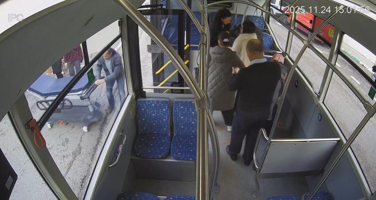 Kalp krizi geçiren yolcuyu saniyelerle hastaneye yetiştirdi