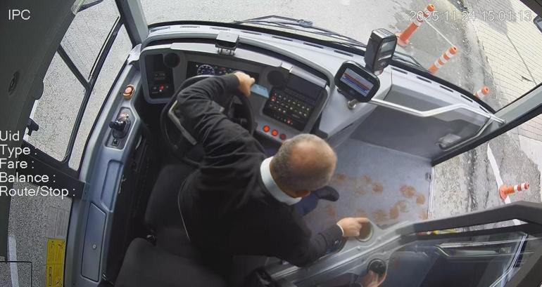 Kalp krizi geçiren yolcuyu saniyelerle hastaneye yetiştirdi