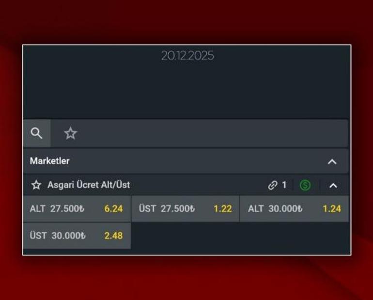 Asgari ücrete yasa dışı bahis açtılar