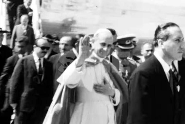 Türkiyeye ilk Papa ziyaretinin görüntüleri paylaşıldı